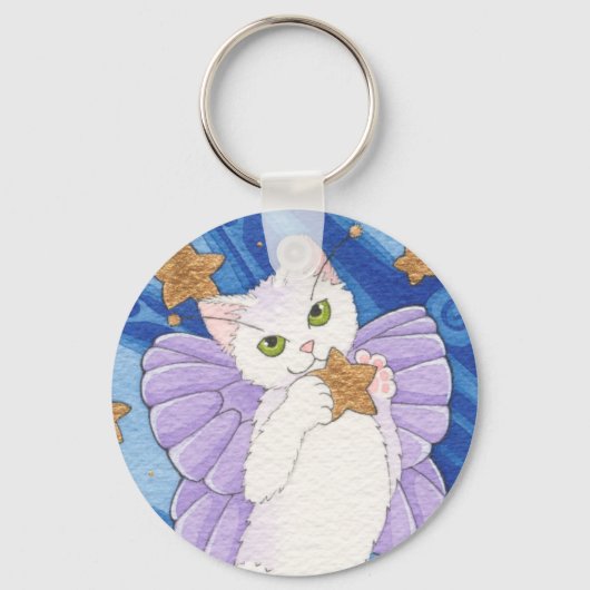 Fang einen herabfallenden Stern Schlüsselanhänger (Vorderseite)