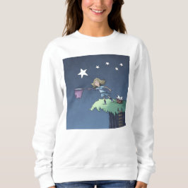 Fang einen Stern, der abstürzt - sammeln von Wünsc Sweatshirt