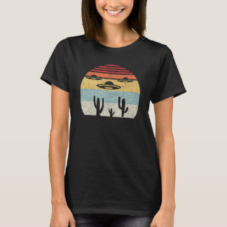 Fang einige Strahlen Vintage Retro UFO Alien Wüste T-Shirt