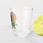 Fang Flüge nicht Gefühle, schwarze Frau Schnapsglas (Rechts)