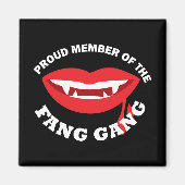 Fang Gang Square Magnet (dunkel) (Vorne)