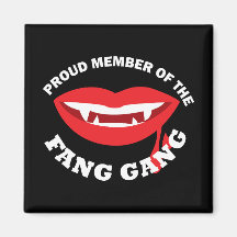 Fang Gang Square Magnet (dunkel)