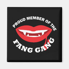 Fang Gang Square Magnet (dunkel)