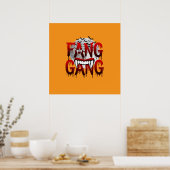 Fang Gang T-Shirt Poster (Küche)
