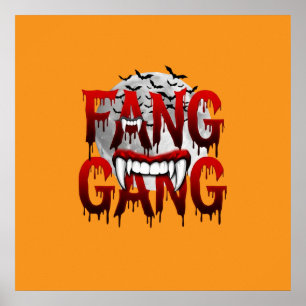 Fang Gang T-Shirt Poster