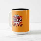 Fang Gang T-Shirt Zweifarbige Tasse (Vorderseite Links)