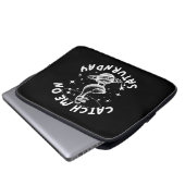 Fang mich am Samstag Pun Humor Laptopschutzhülle (Vorne Knopf)
