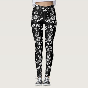 Fang mich am Samstag Pun Humor Leggings