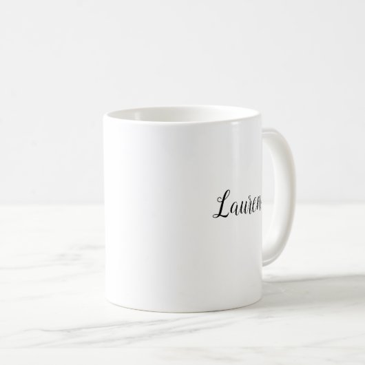 Fang mich ernsthaft mit einer Löffelkaffee-Tasse a Kaffeetasse (VorderseiteRechts)