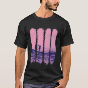 Fang mich in den Wellen Sommer Ozean Surfer Pinsel T-Shirt