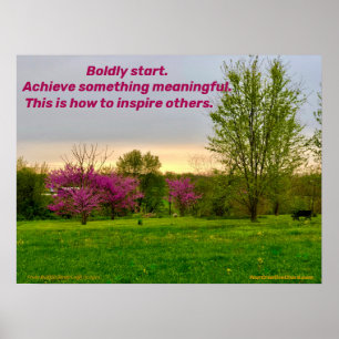 Fang mutig an. poster