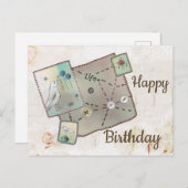 Fang Postkarte (Vorne/Hinten)