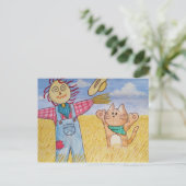 "Fang!" Postkarte (Stehend Vorderseite)