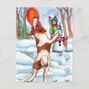 Fang Spaß Postkarte