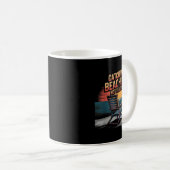 Fang Strandurlaub Nicht Lehrer Lehrer Sommer Kaffeetasse (VorderseiteRechts)