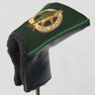 Fang-und Freigabe-Bachforelle-Fischen Golf Headcover