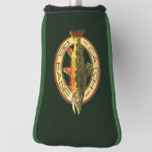 Fang-und Freigabe-Bachforelle-Fischen Golf Headcover (Rotieren 90)