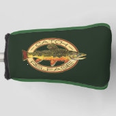 Fang-und Freigabe-Bachforelle-Fischen Golf Headcover (Vorderseite)