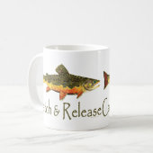 Fang- und Freilandfischerei Kaffeetasse (Vorderseite Links)