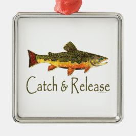 Fang- und Freilandfischerei Ornament Aus Metall