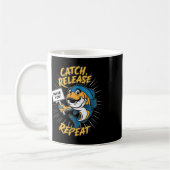 Fang und Freilassung der Fischerei Kaffeetasse (Links)