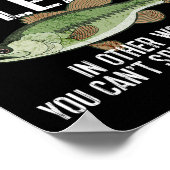 Fang und Freilassung der Fischerei Poster (Ecke)