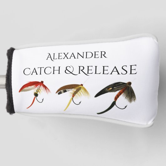 Fang und Freilassung von Fischereifahrzeugen Golf Headcover (Vorderseite)