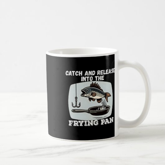 Fang und Freisetzung in den Fisch-Pan-Spaß Kaffeetasse (Rechts)