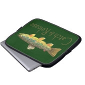 Fang- und Freisetzungsfischerei Laptopschutzhülle (Vorne Knopf)