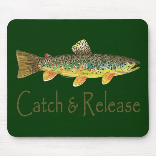 Fang- und Freisetzungsfischerei Mousepad (Vorne)