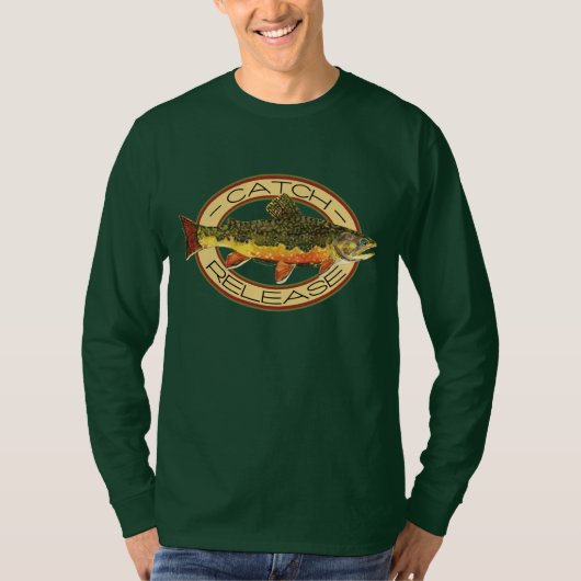 Fang- und Freisetzungsfischerei T-Shirt (Vorderseite)