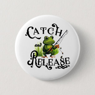 Fang- und Freisetzungsfrosch Button
