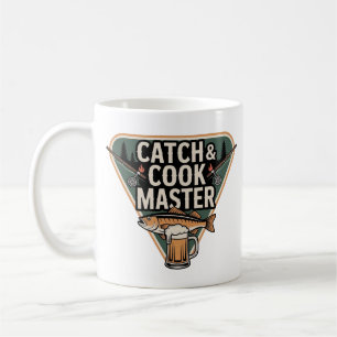 Fang- und Kochmeisterfischerei, Grillbier, Abzeich Kaffeetasse