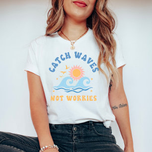 Fang Wellen nicht Besorgnis erregend - Funny Summe T-Shirt