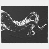 Fangarme eines Oktopus negativ auf schwarzer Decke (Vorderseite (Horizontal))