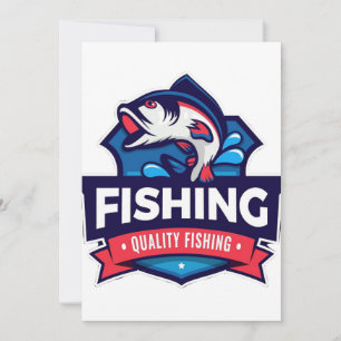 Fangdesign Fanggerät Fischerei auf wild lebende Ti Einladung