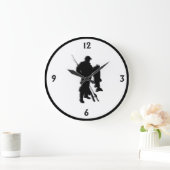 Fangdesign Große Wanduhr (Zuhause)