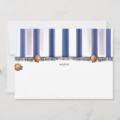 Fänge am Tag Meeresfrüchte Einladung (Rückseite)