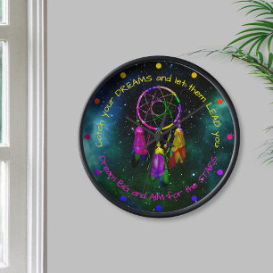 Fange deine Träume Traumfänger Boho Chic Uhr
