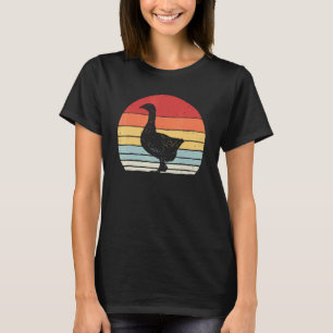 Fange einige Strahlen Vintage Retro Gans Schwarz U T-Shirt