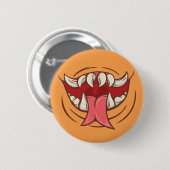 Fanged Monster Mouth Button (Vorne & Hinten)