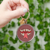 Fanged Monster Mouth Schlüsselanhänger (Hand)