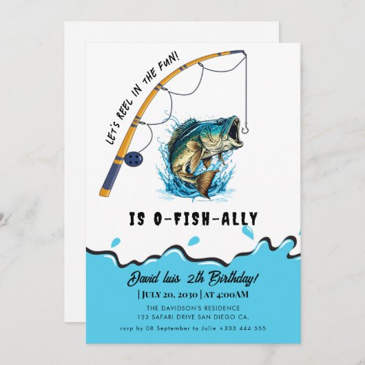 Fangeinladung Einladung (Vorne/Hinten)