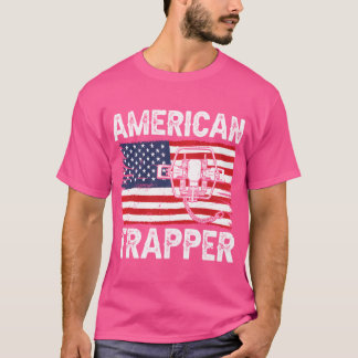 Fangen der amerikanischen Flag Jagd amerikanische  T-Shirt