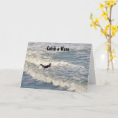 FANGEN EINER WELLENGEBURTSTRECKE KARTE (Gelbe Blume)