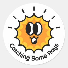 Fangen einige Regen Sun Aufkleber