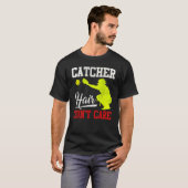 Fangen ist egal - Softball Catcher Girls T-Shirt (Vorne ganz)