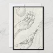 Fangen oder werfen? -flach einladung (Vorderseite)