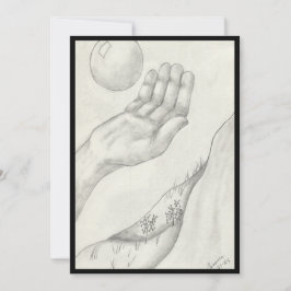 Fangen oder werfen? -flach einladung