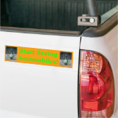"Fangen Sie an, Automobilzu sehen" Autoaufkleber (Auf Lkw)